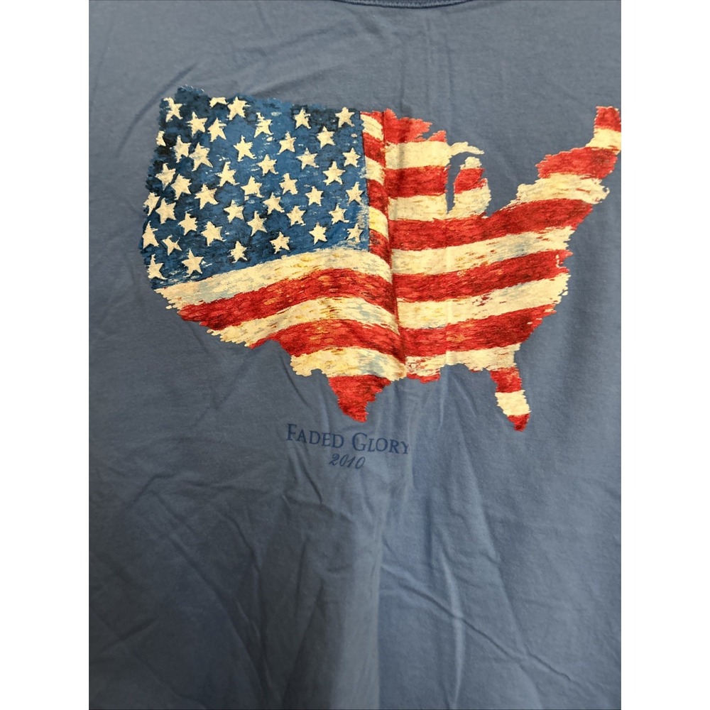 Lot 2 Summer Tops 3X Red White‎ Blue Short Sleeve - Picture 5 of 6